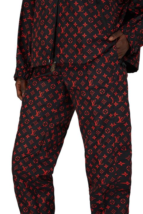 red louis vuitton joggers|Louis Vuitton monogram pants.